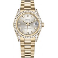 Rolex Datejust 31 Gold Women's Watch 178158-SLVDP