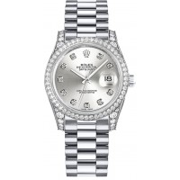 Rolex Datejust 31 Silver Dial Diamond Watch 178159-SLVDP