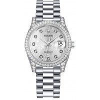 Rolex Datejust 31 Silver Jubilee Dial Diamond Watch 178159-SLVJDP