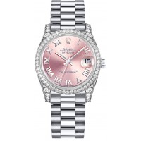 Rolex Datejust 31 Pink Dial White Gold Watch 178159-PNKRP