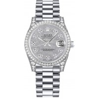 Rolex Datejust 31 Solid 18k White Gold Women's Watch 178159-MTRDP