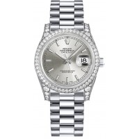 Rolex Datejust 31 Silver Dial White Gold Women's Watch 178159-SLVSP