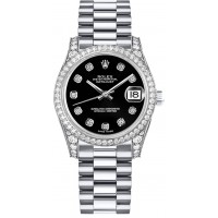 Rolex Datejust 31 Black Diamond Watch 178159-BLKDP
