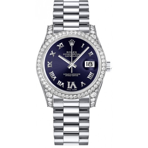 Rolex Datejust 31 Purple Dial Diamond Watch 178159-PURRP