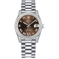 Rolex Datejust 31 Bronze Dial Diamond Women's Watch 178159-BRZRP