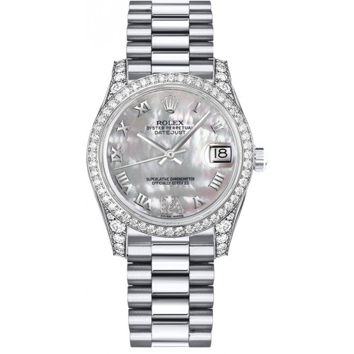 Rolex Datejust 31 President Bracelet Diamond Women's Watch 178159-MOPDRP