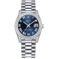 Rolex Datejust 31 Blue Diamond Dial Women's Watch 178159-BLURP