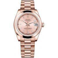 Rolex Datejust 31 Pink Dial Rose Gold Watch 178245-PNKSP