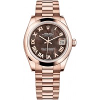 Rolex Datejust 31 Solid 18k Everose Gold Watch 178245-BMOPRP