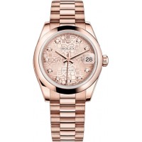 Rolex Datejust 31 Pink Jubilee Design Dial Women's Watch 178245-PNKJDP