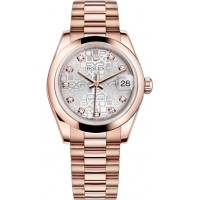 Rolex Datejust 31 Silver Jubilee Design Dial Watch 178245-SLVJDP