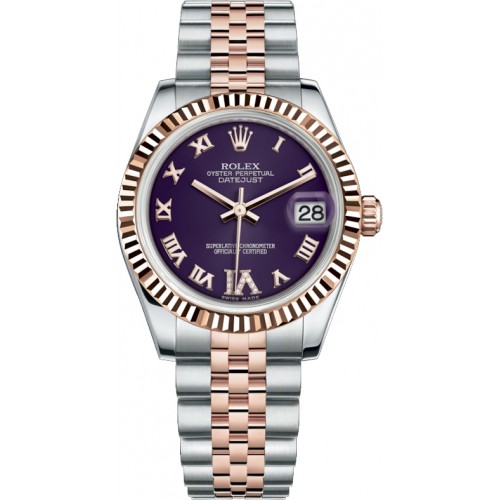 Rolex Datejust 31 Purple Dial Watch 178271-PURRDJ