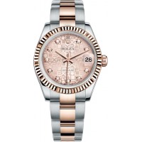 Rolex Datejust 31 Pink Jubilee Dial Ladies Watch 178271-PNKJDO