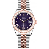 Rolex Datejust 31 Purple Dial Steel & Gold Watch 178341-PURDRJ