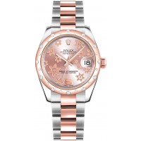 Rolex Datejust 31 Pink Floral Dial Watch  178341-PNKFO