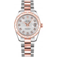 Rolex Datejust 31 Mother of Pearl Diamond Oyster Bracelet Watch 178341-MOPDO