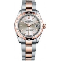 Rolex Datejust 31 Silver Dial Oyster Bracelet Steel & Gold Watch 178341-SLVSO
