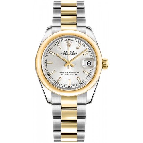 Rolex Datejust 31 Gold & Steel Watch 178243-SLVSO