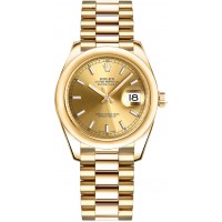 Rolex Datejust 31 18k Yellow Gold Watch 178248-CHPSP