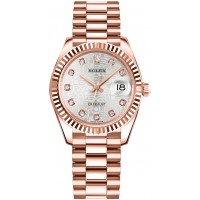 Rolex Datejust 31 Solid 18K Rose Gold Watch 178275-SLVJDP