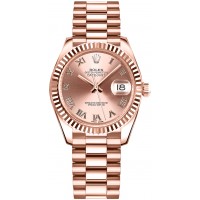Rolex Datejust 31 Solid Gold Women's Watch 178275-PNKRP