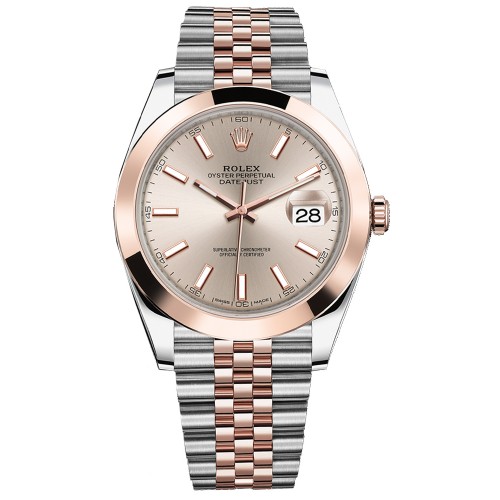 Rolex Datejust 41 Rose Gold & Steel Watch 126301-SDTSJ
