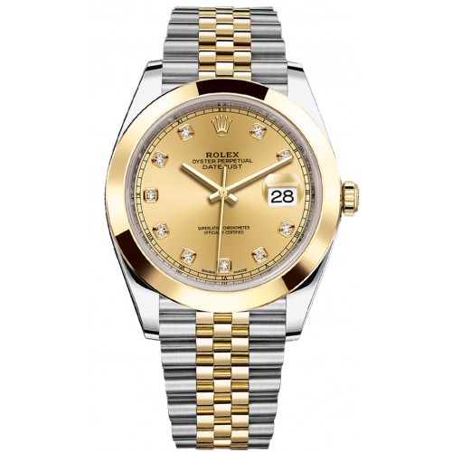 Rolex Datejust 41 Men's Gold & Stainless Steel Watch 126303-CHPDJ