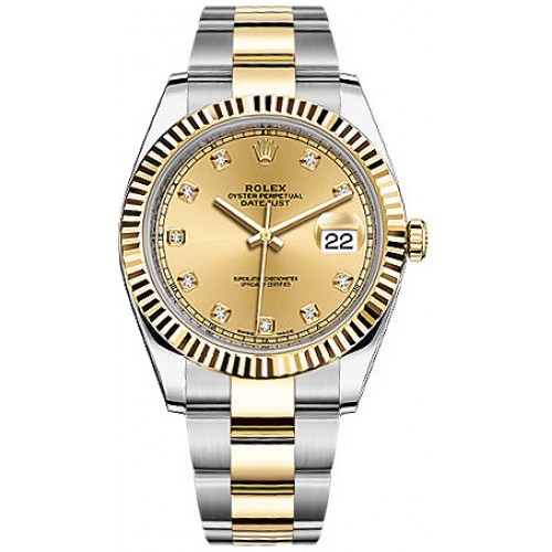 Rolex Datejust 41 Diamond Men's Watch 126333-GLDDO