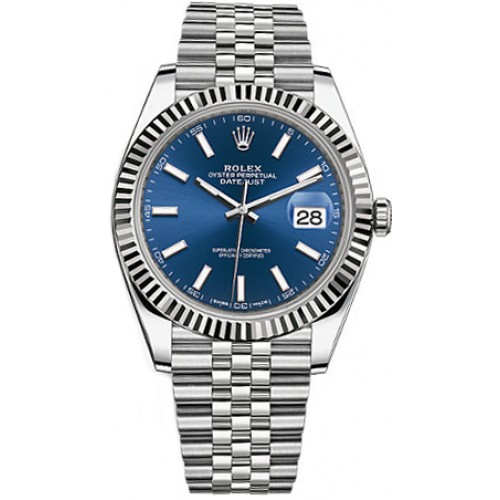 Rolex Datejust 41 Blue Dial Men's Watch 126334-BLUSJ