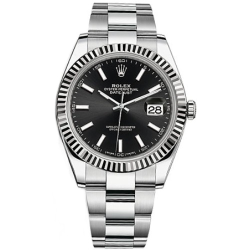 Rolex Datejust 41 Black Dial Oyster Bracelet Watch 126334-BLKSO