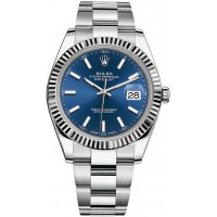 Rolex Datejust 41 Blue Dial Oyster Bracelet Watch 126334-BLUSO