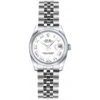 Rolex Lady-Datejust 26 Oystersteel Women's Watch 179160-WHTRJ
