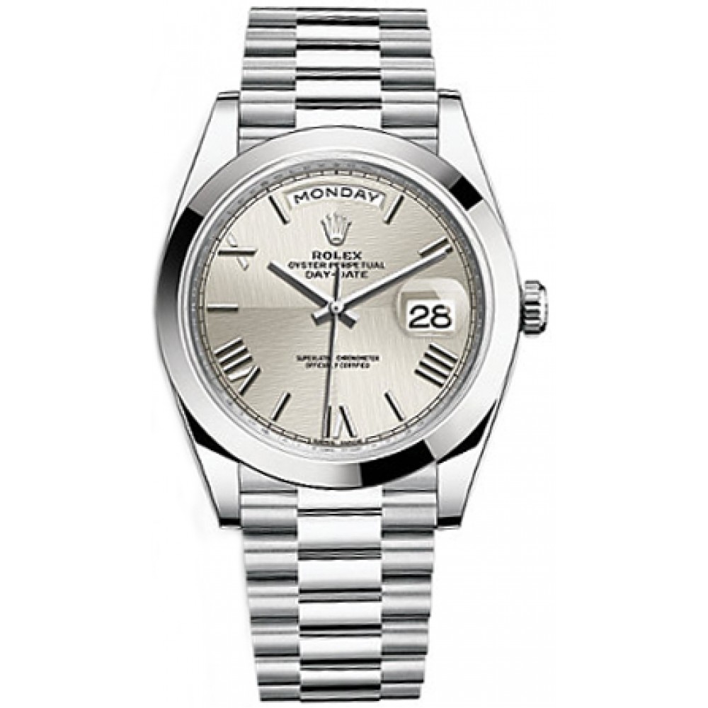 rolex-day-date-40-silver-roman-numeral-platinum-watch