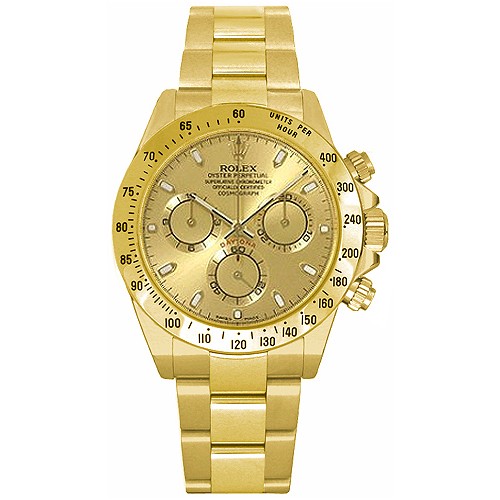 Rolex Cosmograph Daytona Solid Gold Watch 116528-GLDS