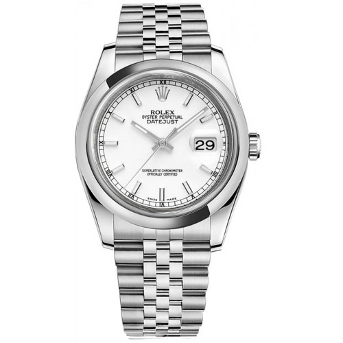 Rolex Datejust 36 White Dial Men's Watch 116200-WHTSJ