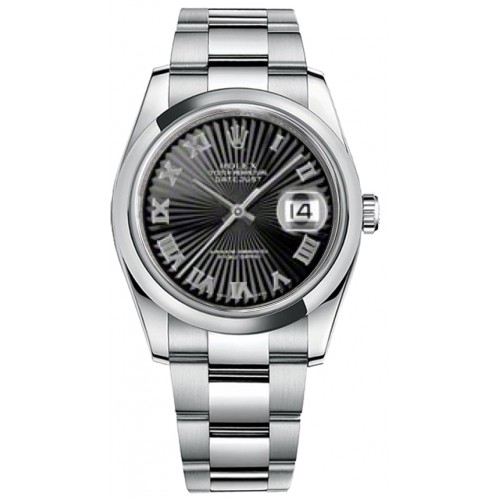 Rolex Datejust 36 Oystersteel Watch 116200-BKSRDO