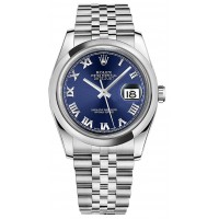 Rolex Datejust 36 Blue Dial Watch 116200-BLURJ