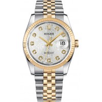 Rolex Datejust 36 Silver Jubilee Diamond Women's Watch 116233-SLVJDJ