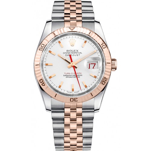 Rolex Datejust 36 White Dial Watch 116261-WHTSJ