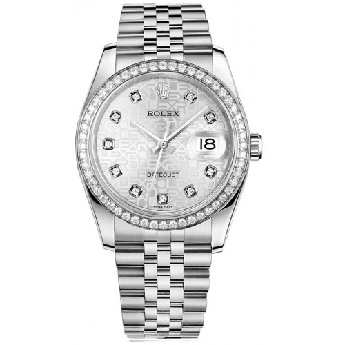Rolex Datejust 36 Diamond Women's 116244-SLVJDJ