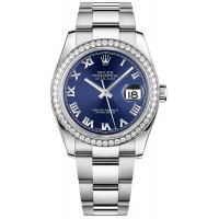 Rolex Datejust 36 Women's Blue Dial Watch 116244-BLURO