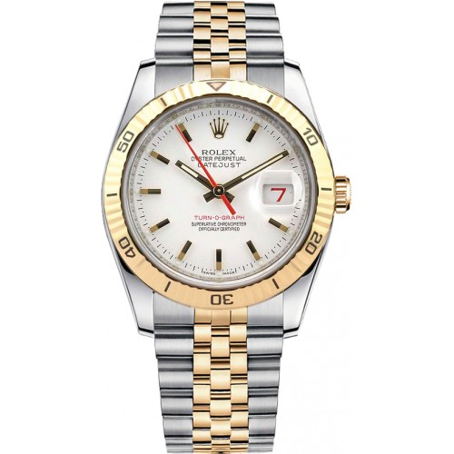 Rolex Datejust 36 116263-WHTSTJ