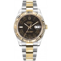 Rolex Datejust II 41 Yellow Gold & Steel Men's Watch 116333-BKRIFO