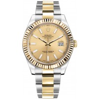 Rolex Datejust II 41 Stainless Steel & Yellow Gold Watch 116333-GLDSFO