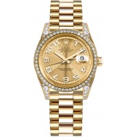 Rolex Datejust 31 Champagne Dial Diamond Watch 178158-CHPCAP