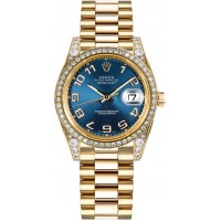 Rolex Datejust 31 Blue Diamond Women's Watch 178158-BLUCAP