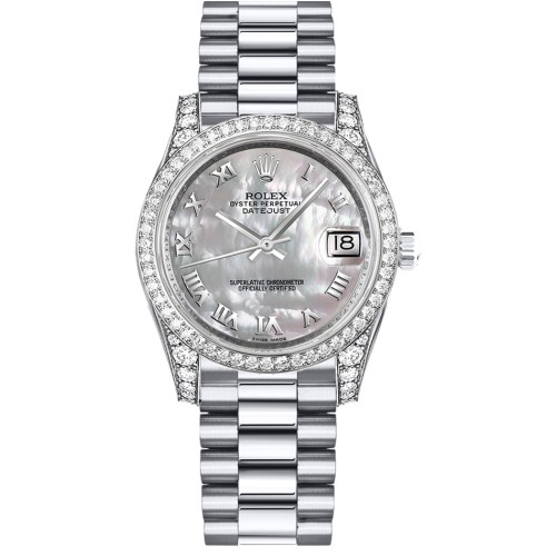 Rolex Datejust 31 Mother of Pearl Roman Numeral Dial Watch 178159-MOPRP