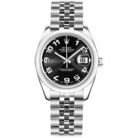 Rolex Datejust 31 Concentric Circle Black Dial Watch 178240-BLKCAJ
