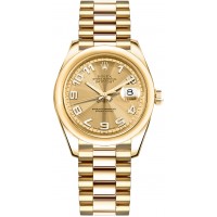 Rolex Datejust 31 Solid Gold Watch 178248-CHPCAP