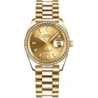 Rolex Datejust 31 Solid Gold Women's Watch 178288-CHPSP